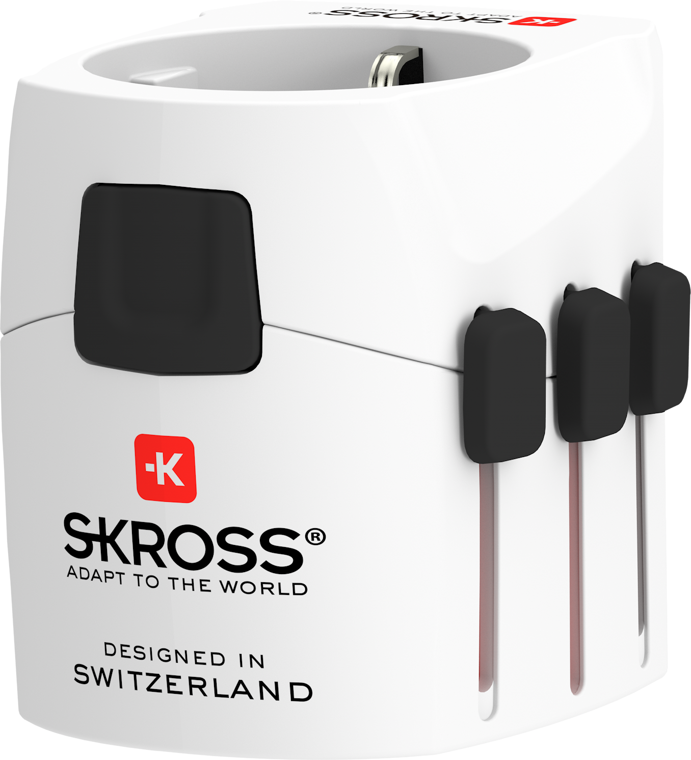 Skross 3-Pole PRO Light Travel Adapter
