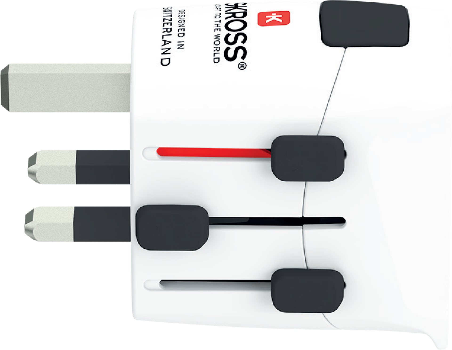 Skross 3-Pole PRO Light Travel Adapter UK