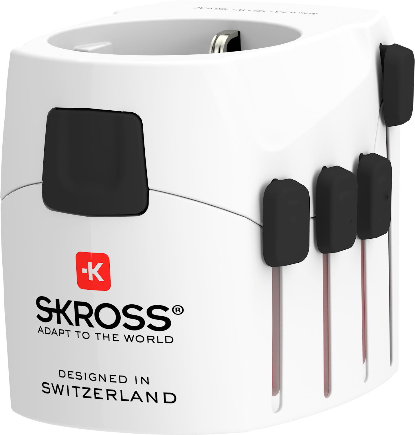 Skross 3-Pole PRO Travel Adapter