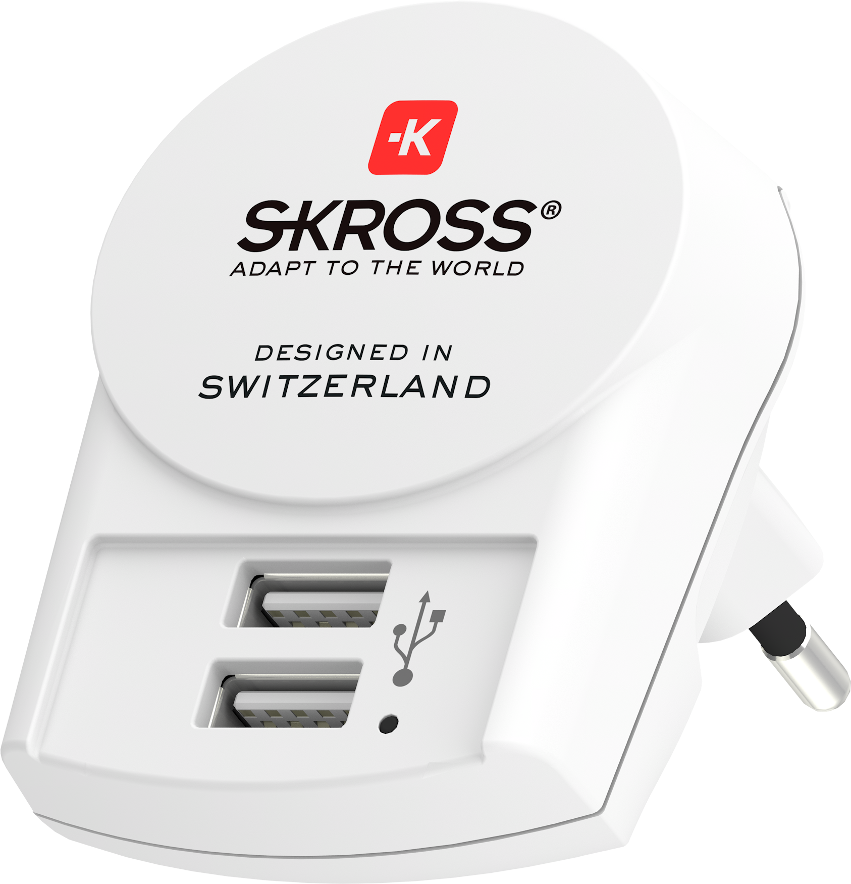 Skross USB Charger. Euro USB Charger (2xA) 