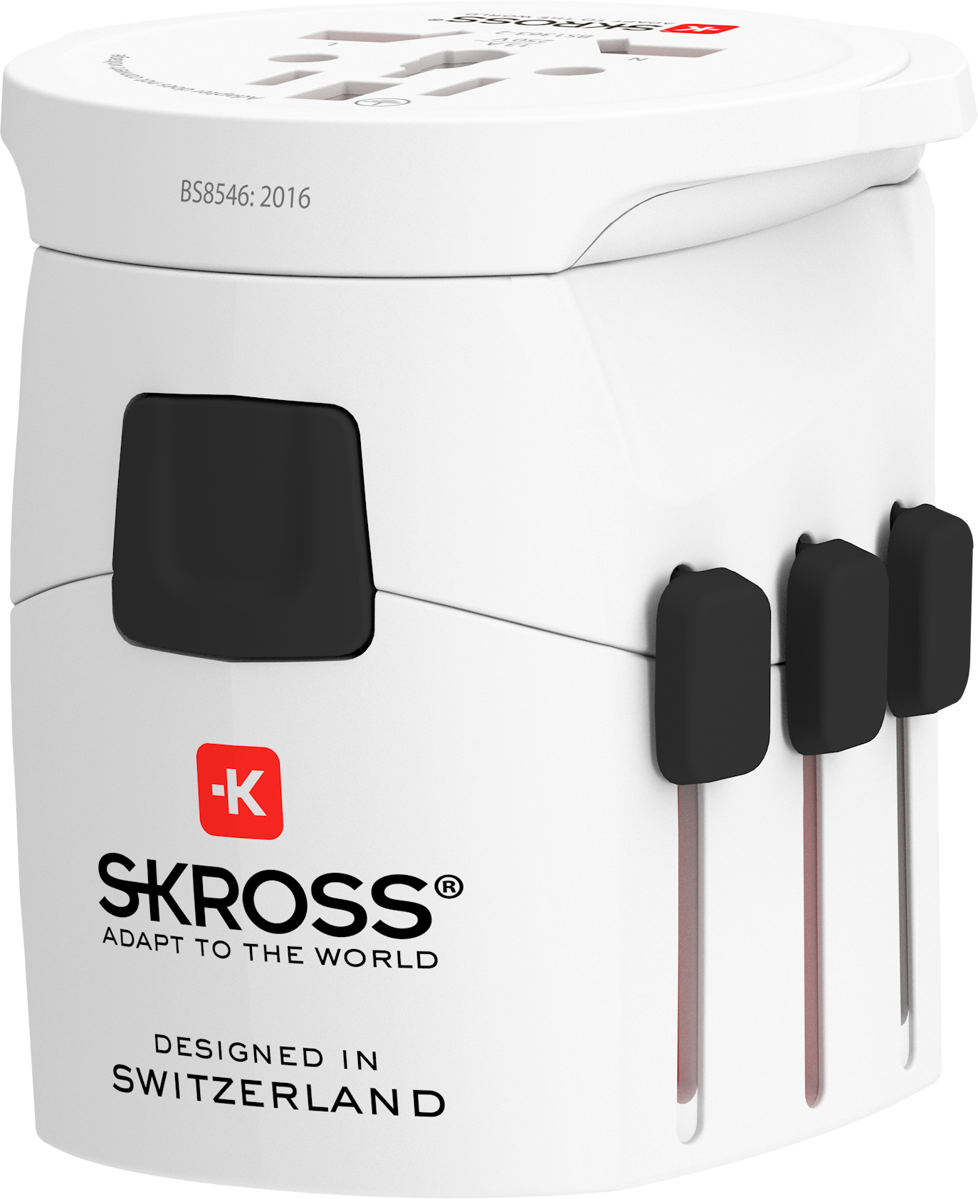 Skross 3-Pole PRO Light - World Travel Adapter 