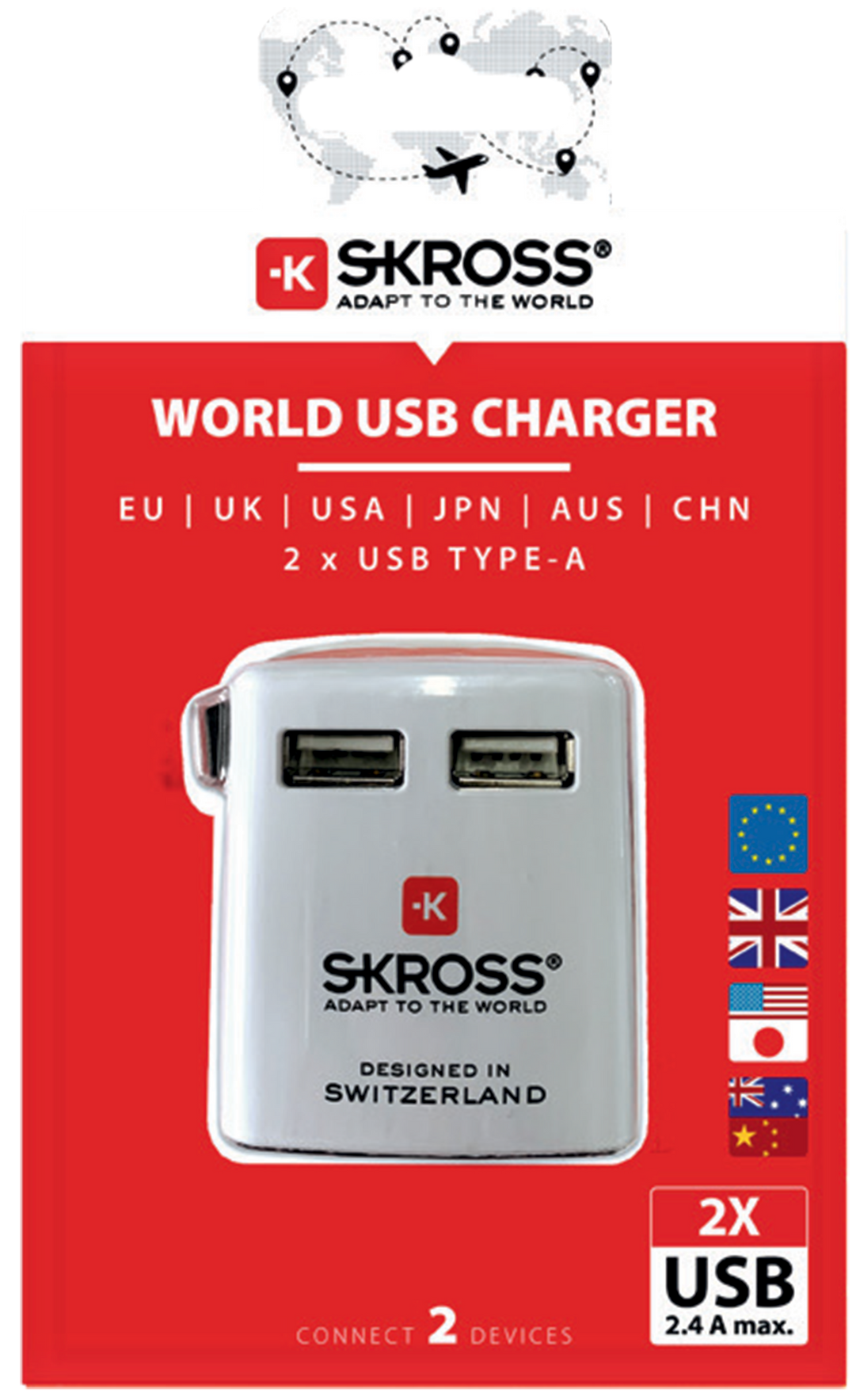 Skross World USB Charger Packaging