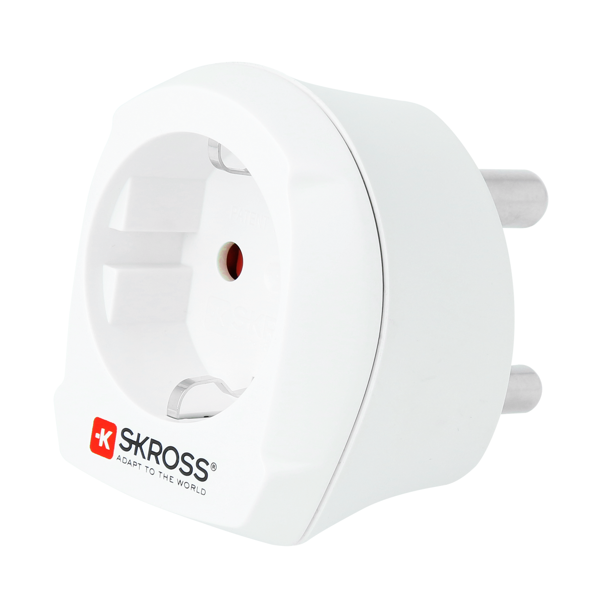 Skross Europe to South Africa Travel Adapter side on