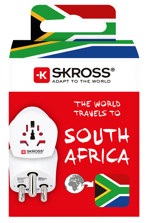 Skross 3-Pole World to South Africa Travel Adapter Packaging