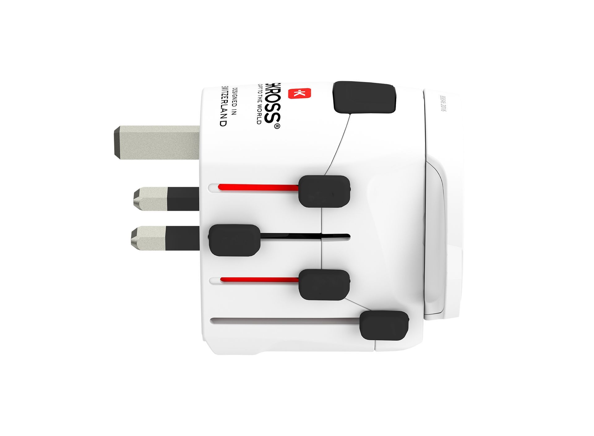 Skross PRO + USB (4xA) travel adapter