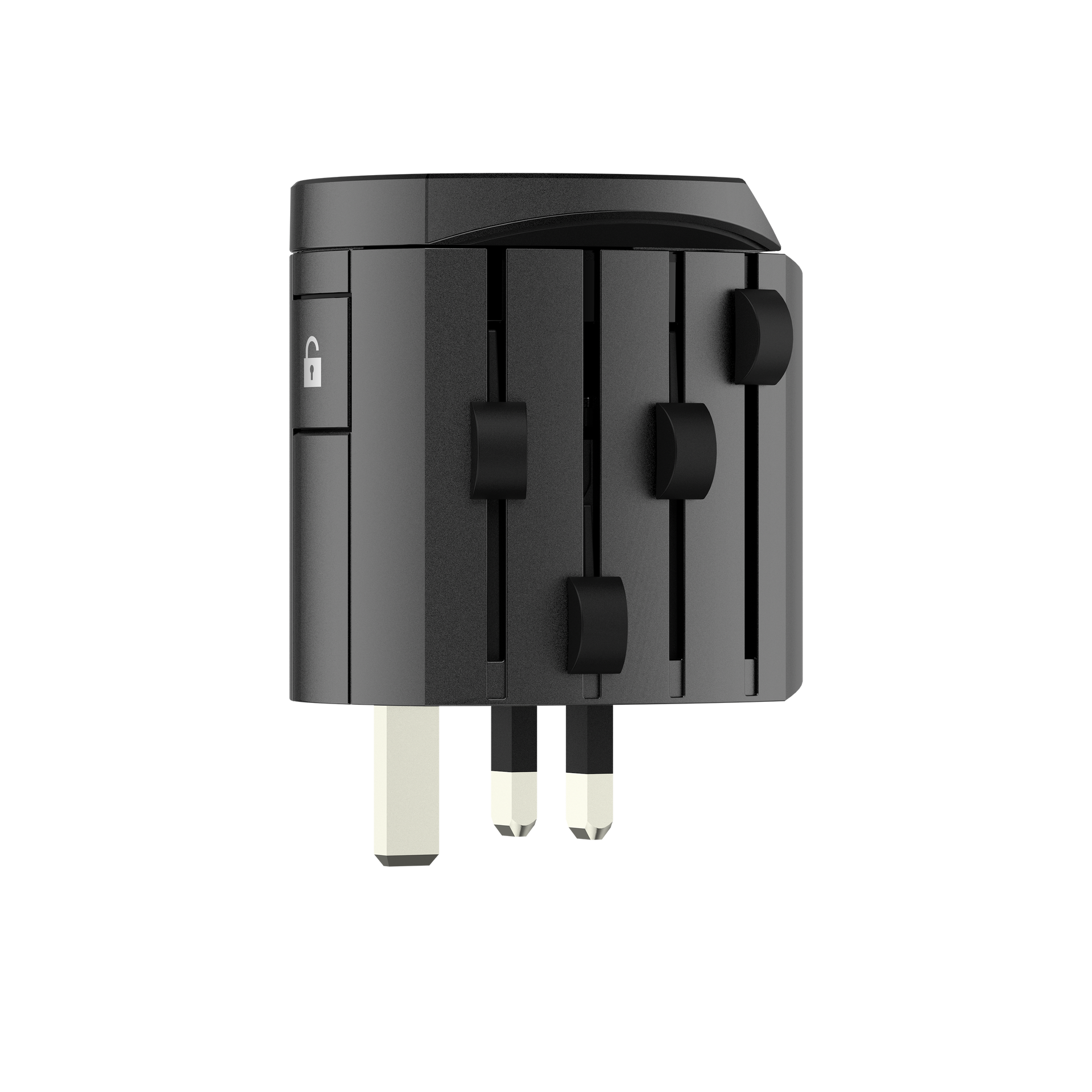 Alpha by Skross Premium 3-Pole Earthed Travel Adapter