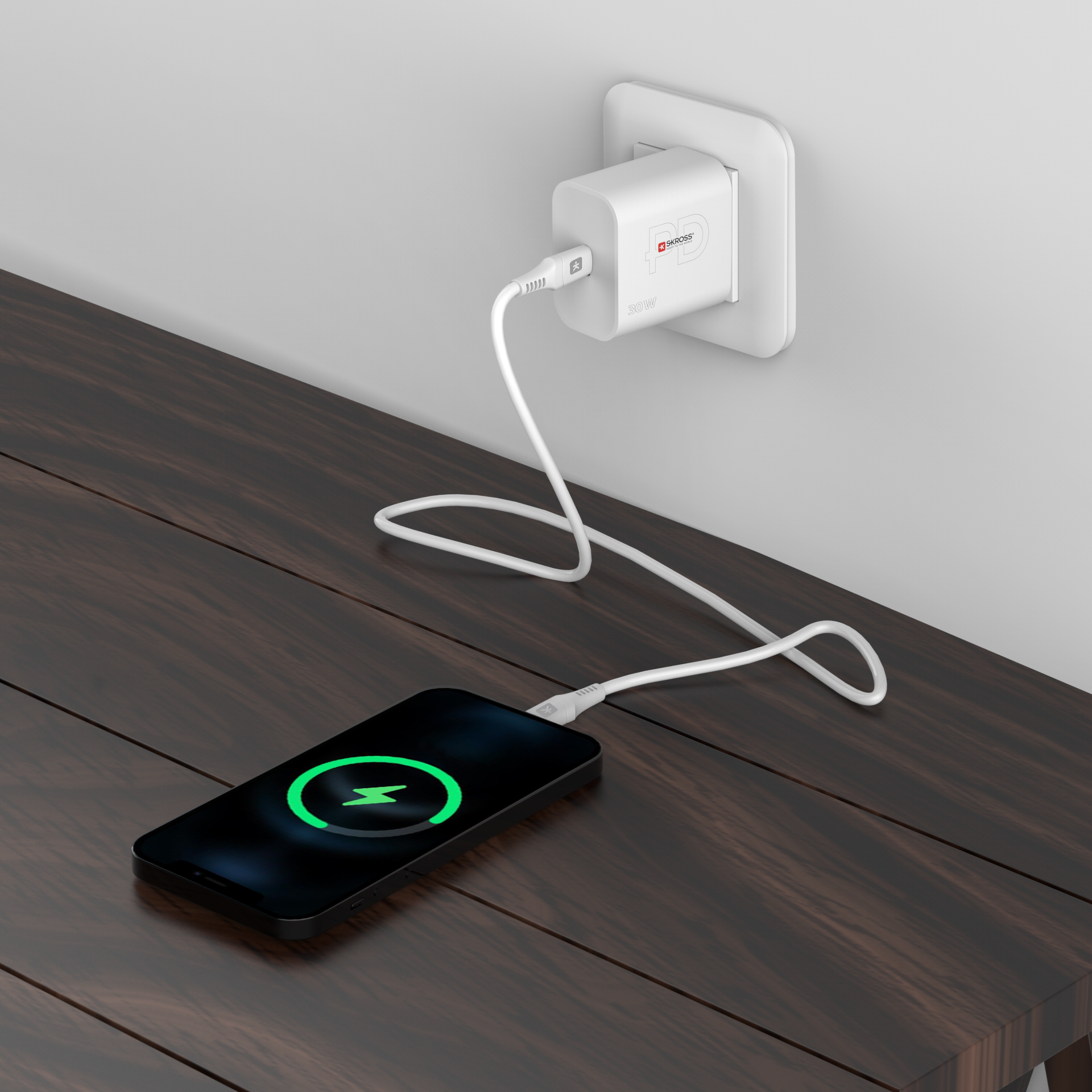 Skross USB Charger. Power Charger EU charging phone