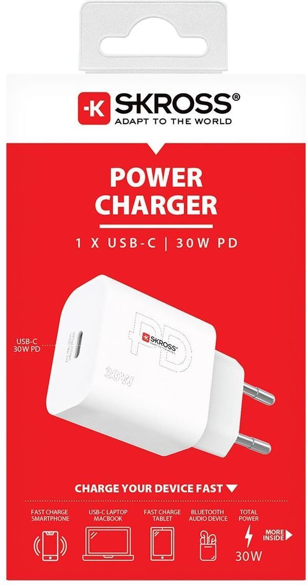 Skross USB Charger. Power Charger EU Packaging