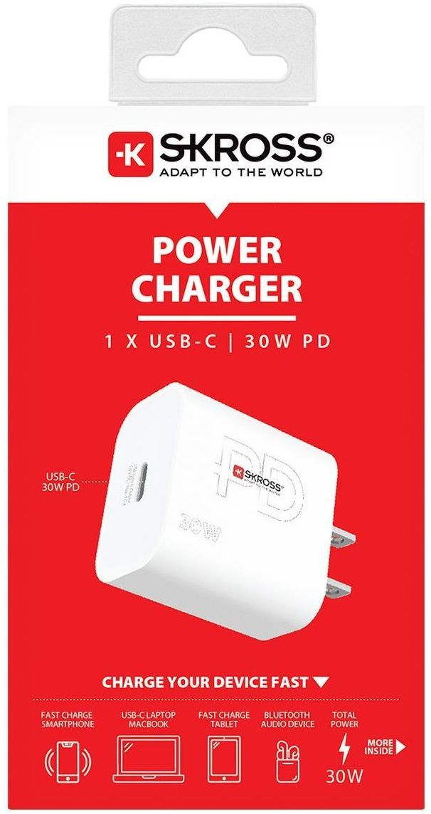 Skross USB Charger. Power Charger US Packaging