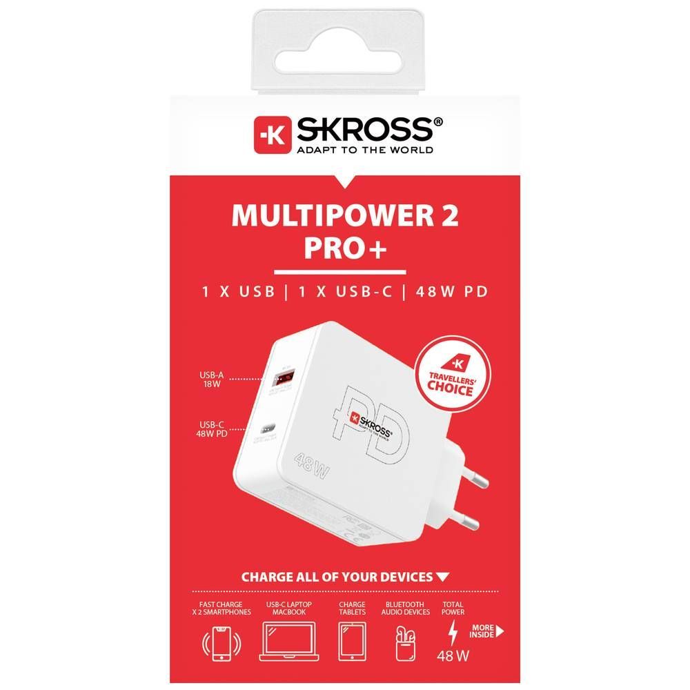 Skross USB Charger. Power Charger 65W GaN US Packaging