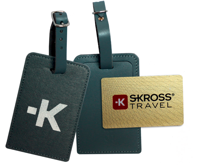 Skross Luggage Tag Grey SKR-0237 Double