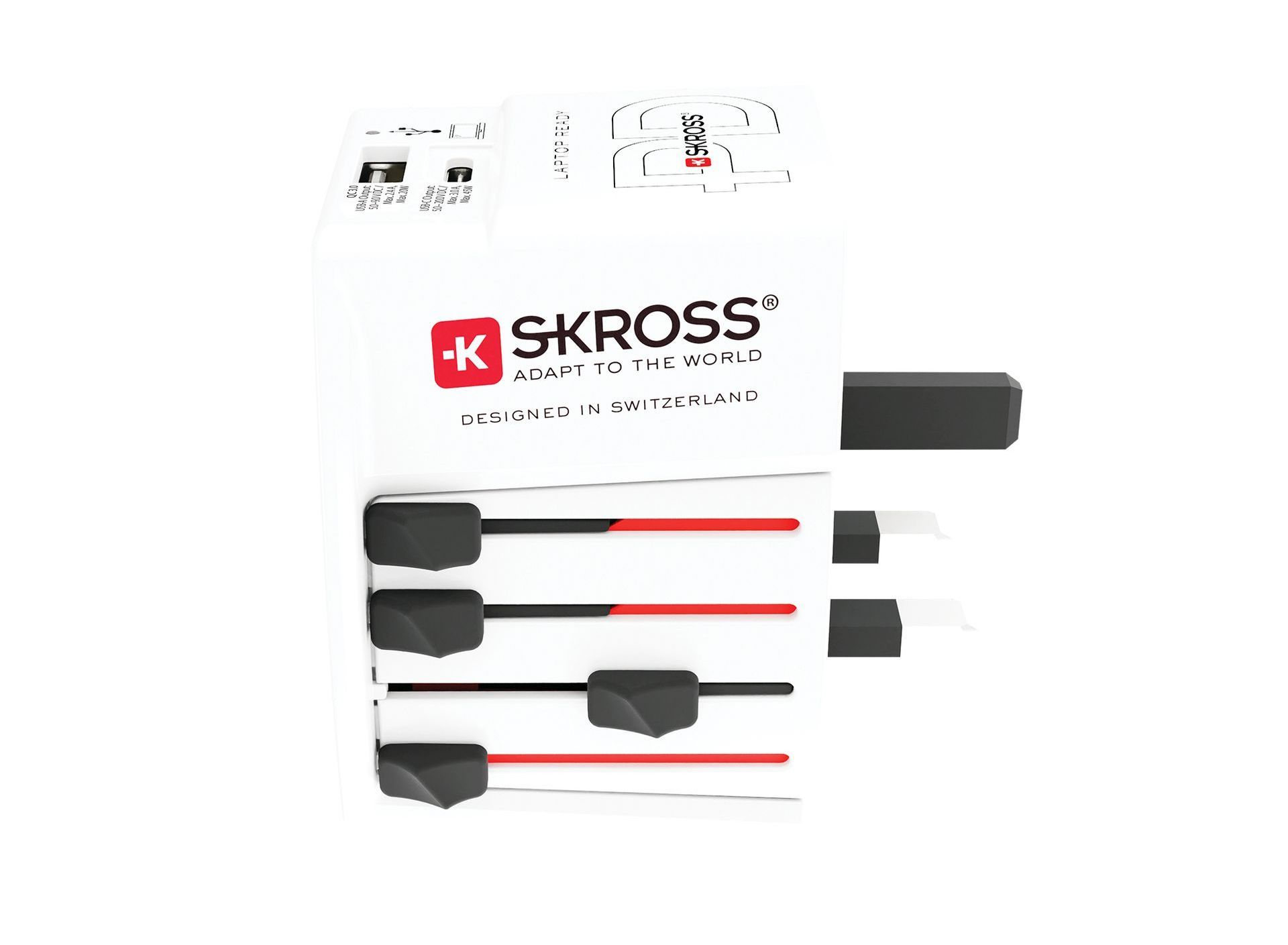 Skross MUV USB AC45PD travel adapter UK SKR-0244