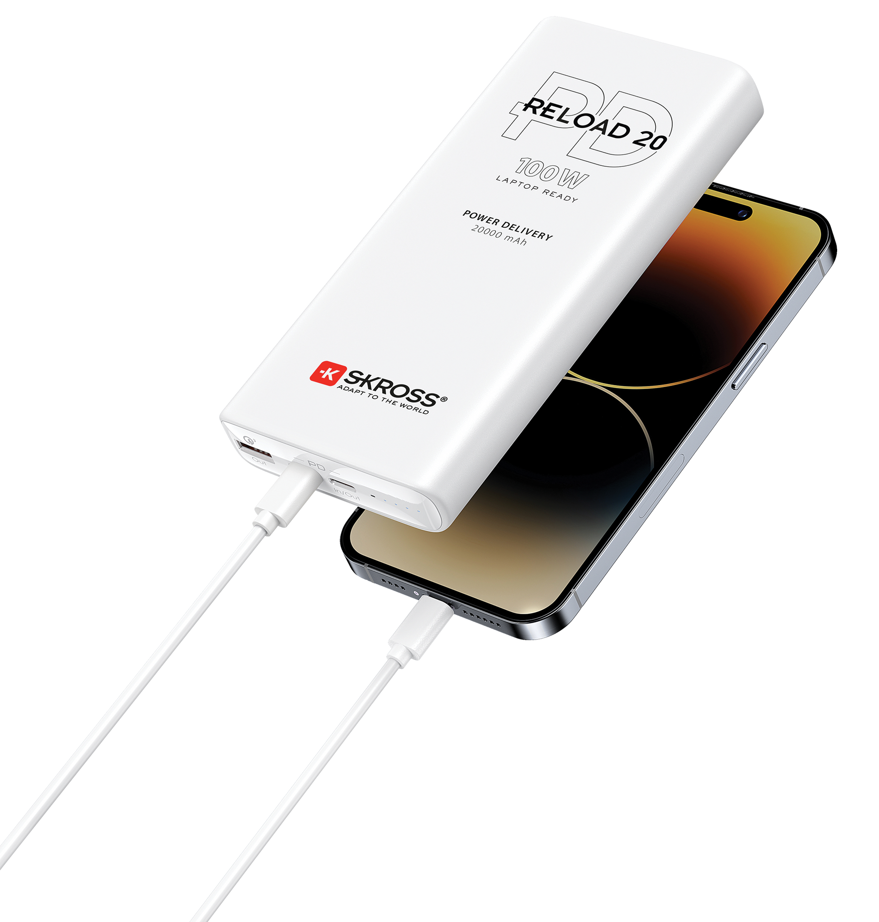 20000 mAh 100w power bank charging iPhone 