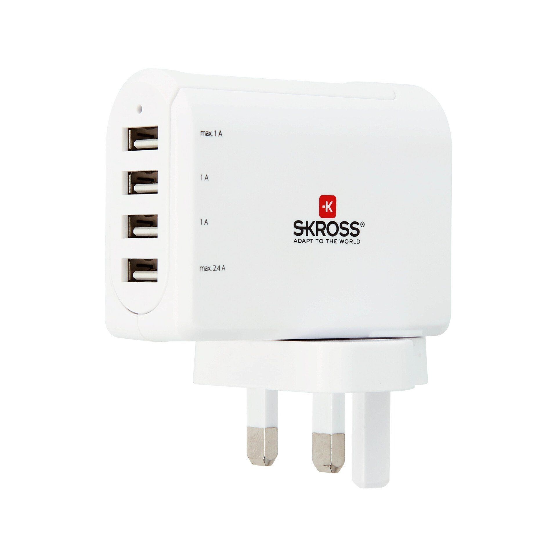 Skross UK USB Charger with 4x USB