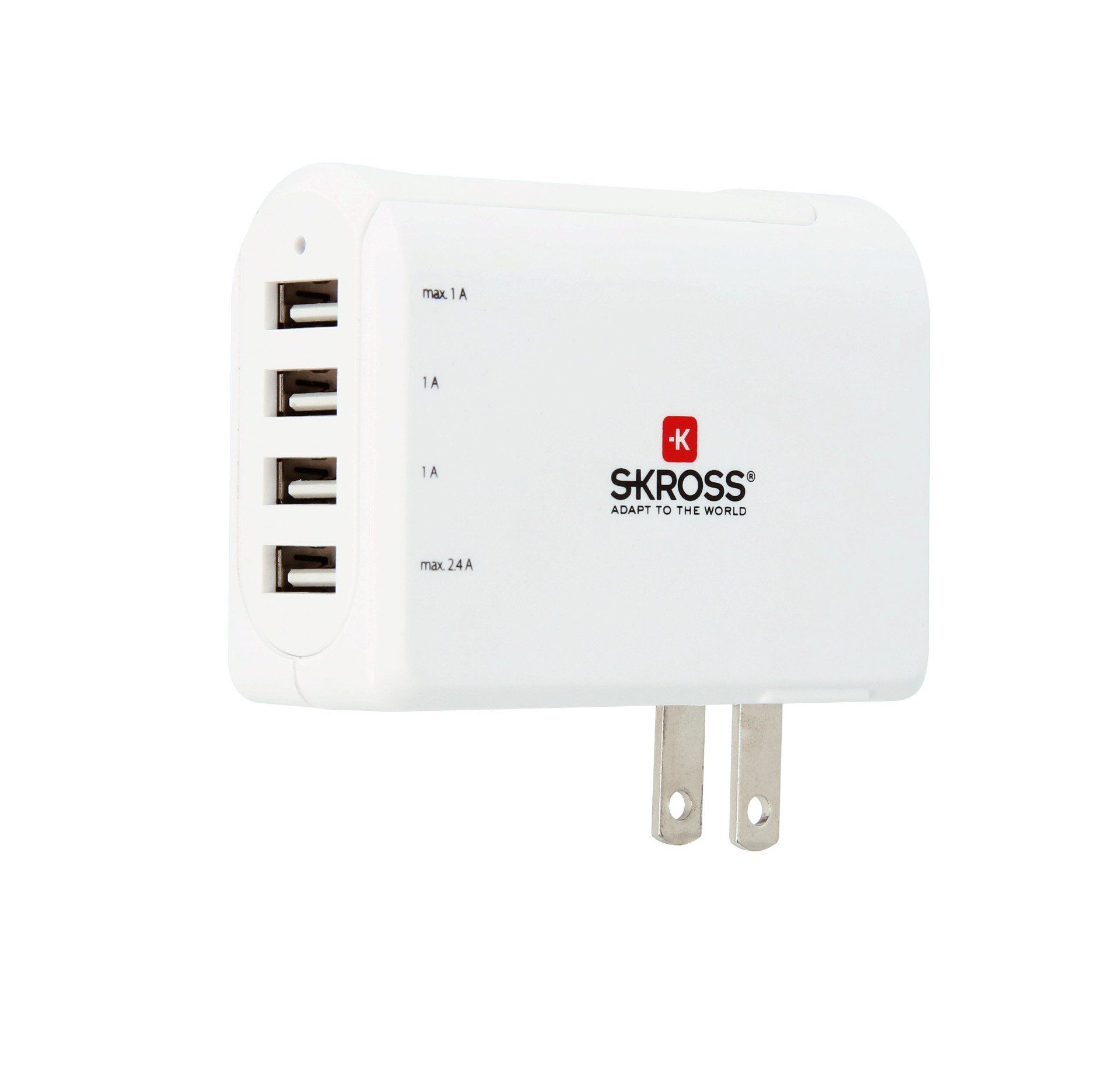 Skross US USB Charger with 4x USB