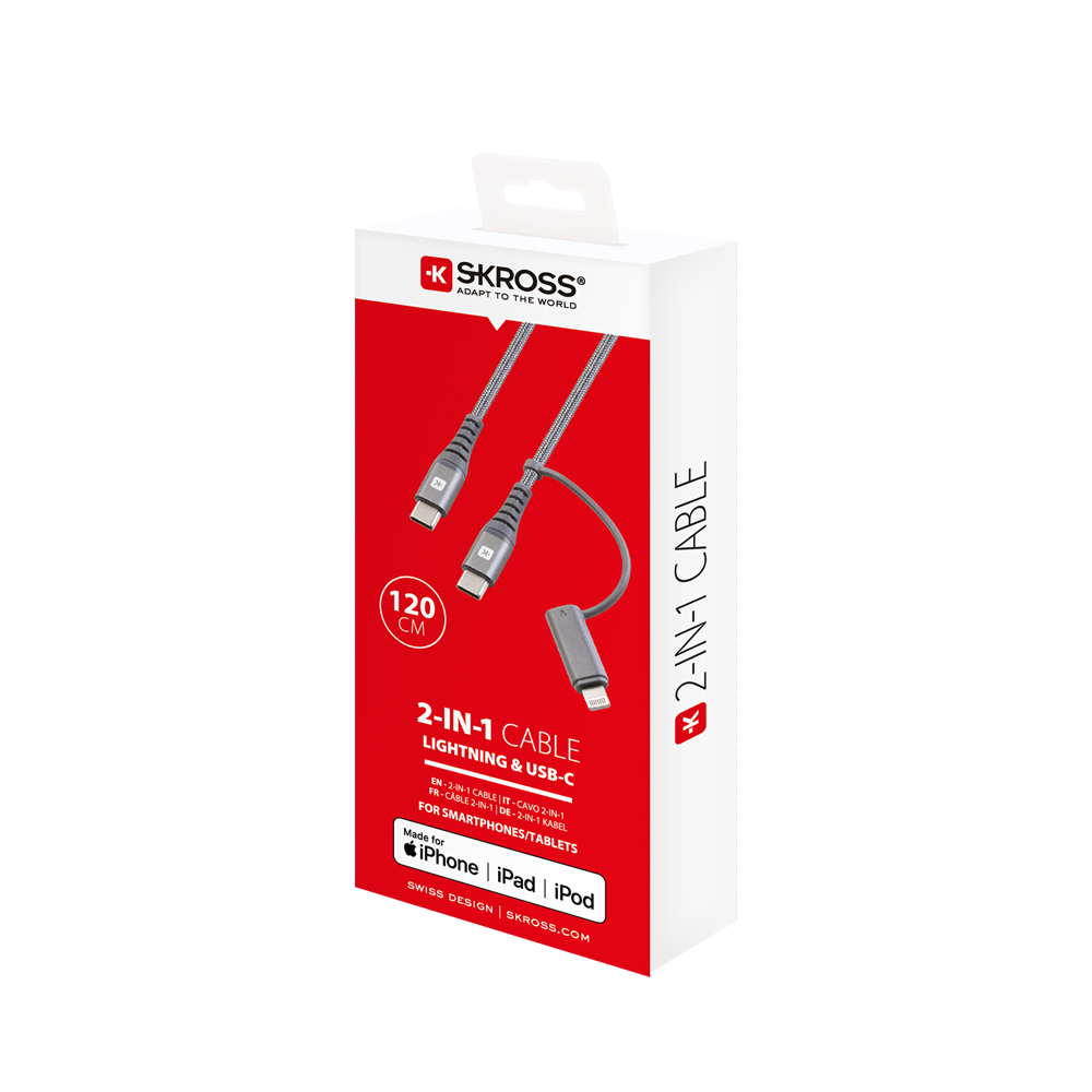 Skross USB-C to USB-C Charging Cable Packaging