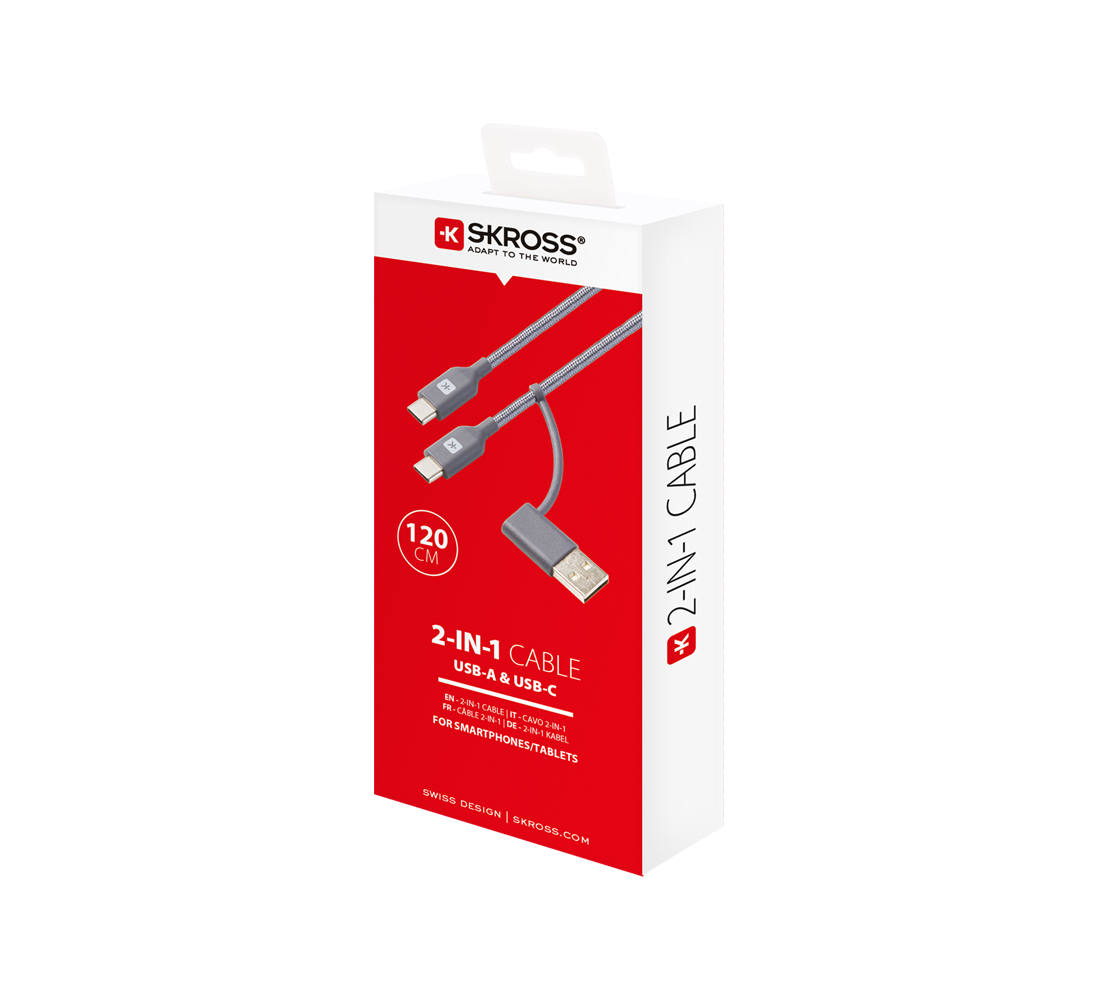 Skross USB-C to USB-C Charging Cable Packaging