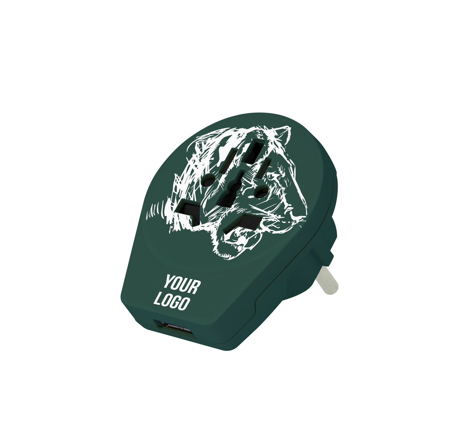 Skross branded travel adapter PRO World & USB head