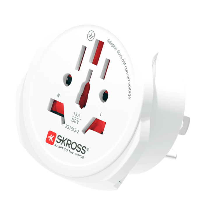 Skross World to USA Travel Adapter side on