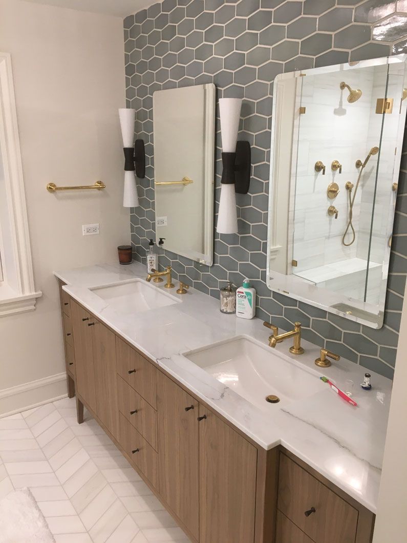 Bathroom With Double Sink Vanities