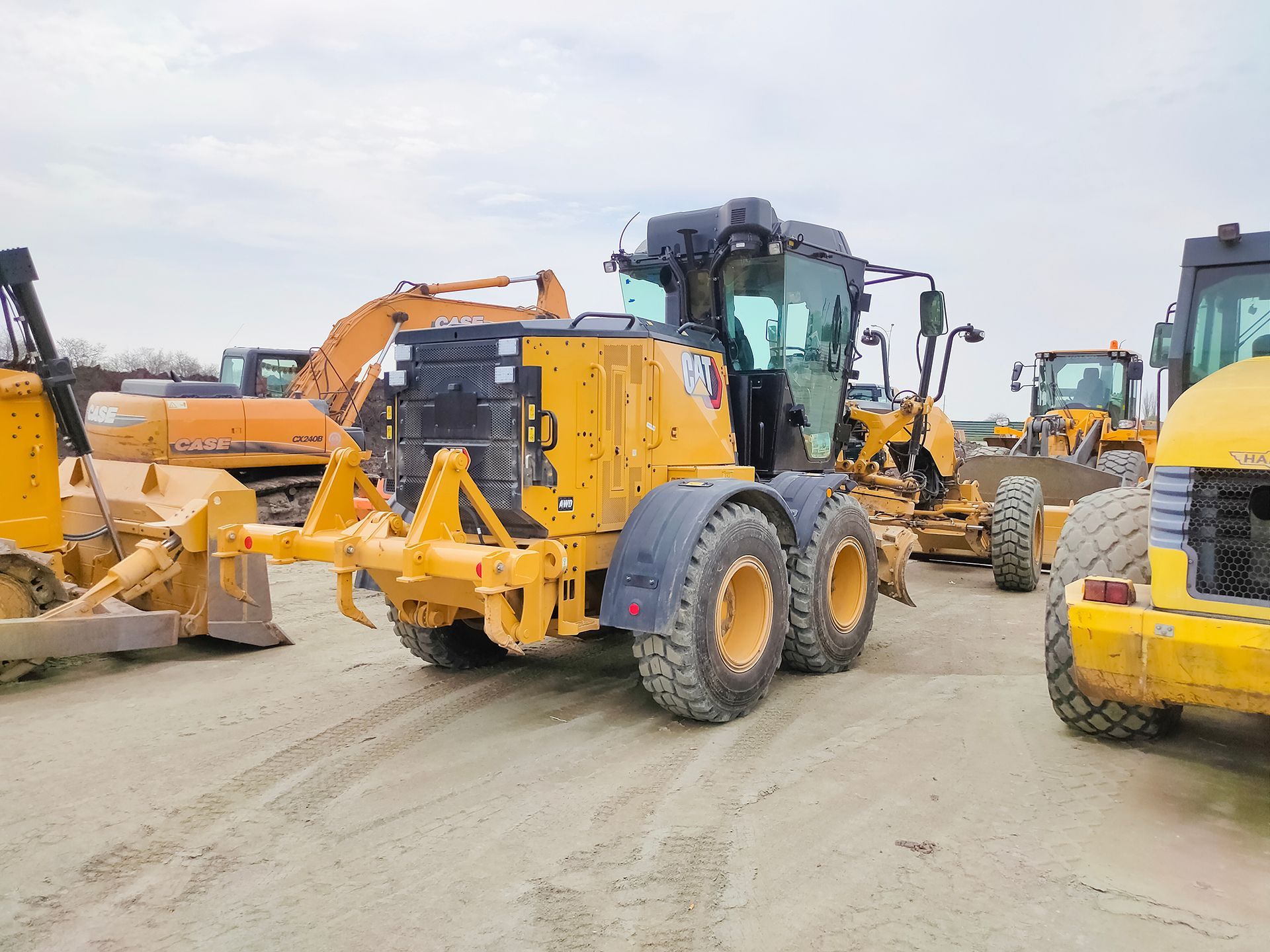 Heavy Equipment in Construction Site