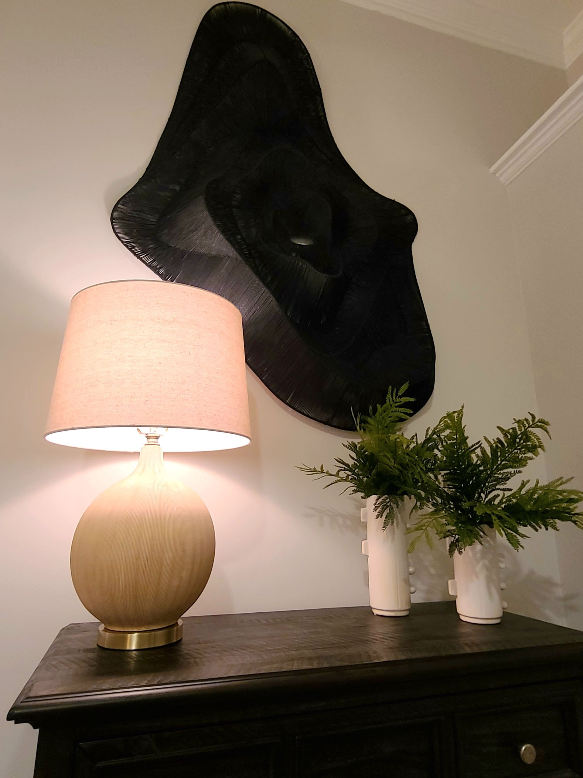 lamp shade with circular design