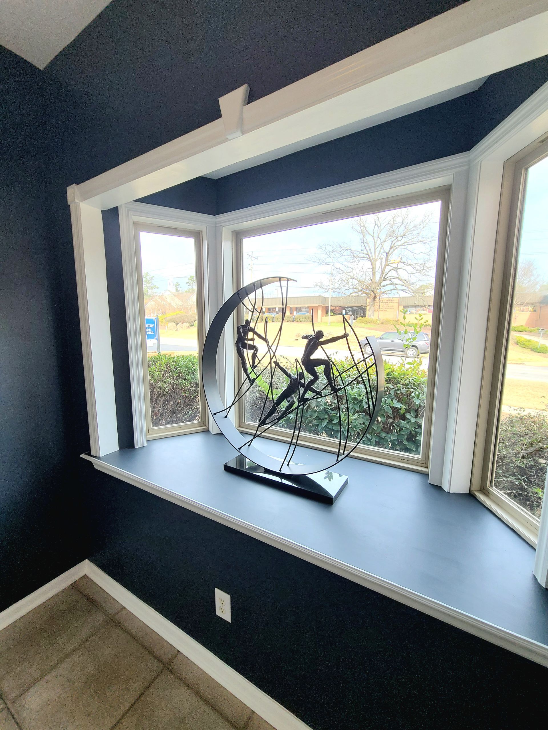 window view of dental office