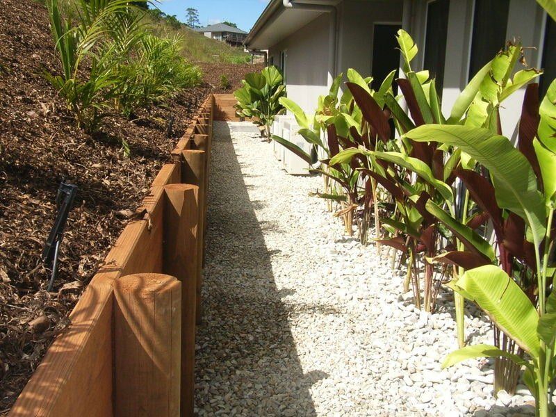 Wooden Fence — Landscaping and Paving Service in Trinity Beach, QLD