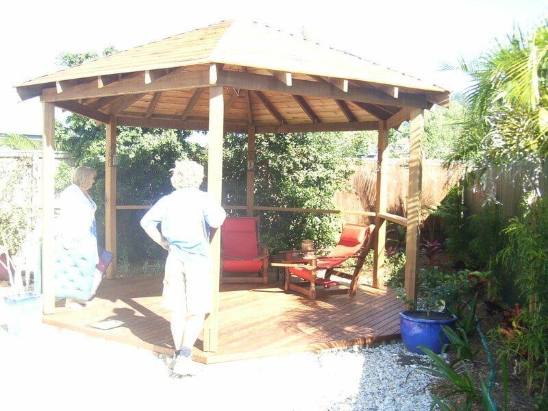 Gazebo 2 — Landscaping and Paving Service in Trinity Beach, QLD