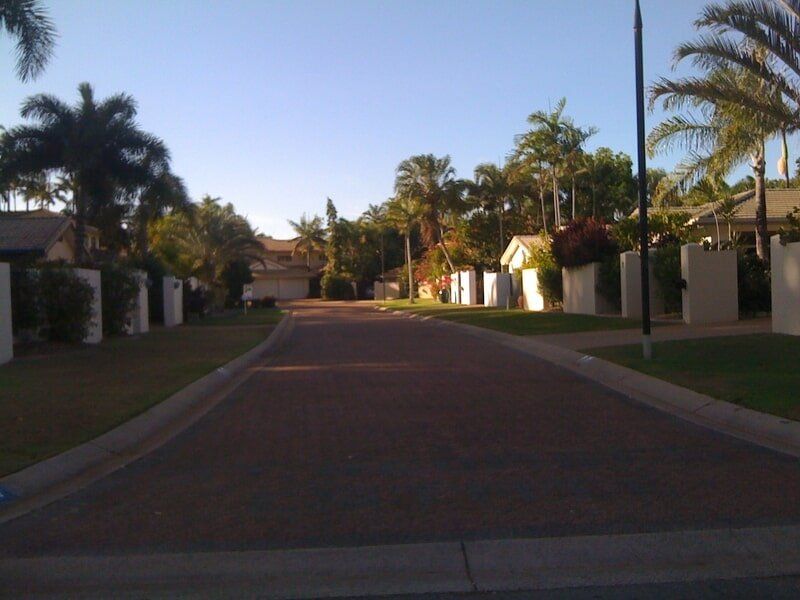 Pathway and Trees — Landscaping and Paving Service in Trinity Beach, QLD
