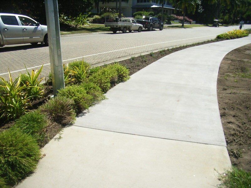 Pathway and Plants — Landscaping and Paving Service in Trinity Beach, QLD