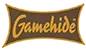 A logo for gamehide is shown on a white background.