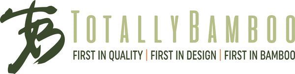 A logo for a company called totally bamboo