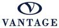 A logo for vantage is shown on a white background.