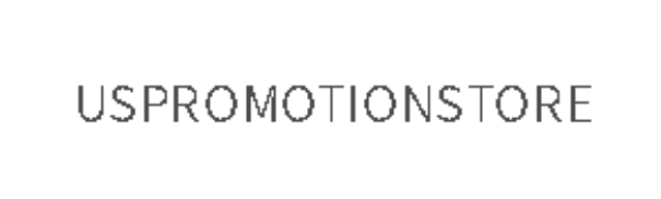 A logo for us promotion store on a white background.