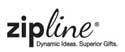 A black and white logo for zipline dynamic ideas superior gifts.