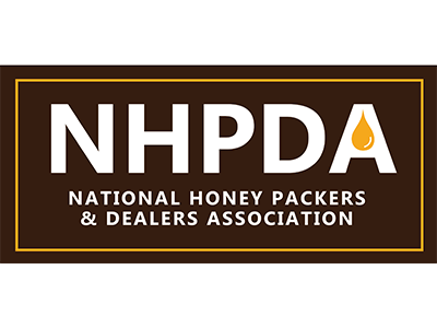 The logo for the national honey packers and dealers association