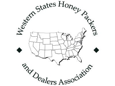 The logo for the western states honey packers and dealers association