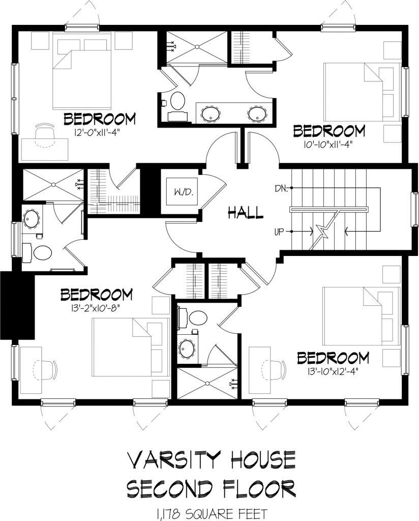 Six Bedroom Second Floor | Varsity House