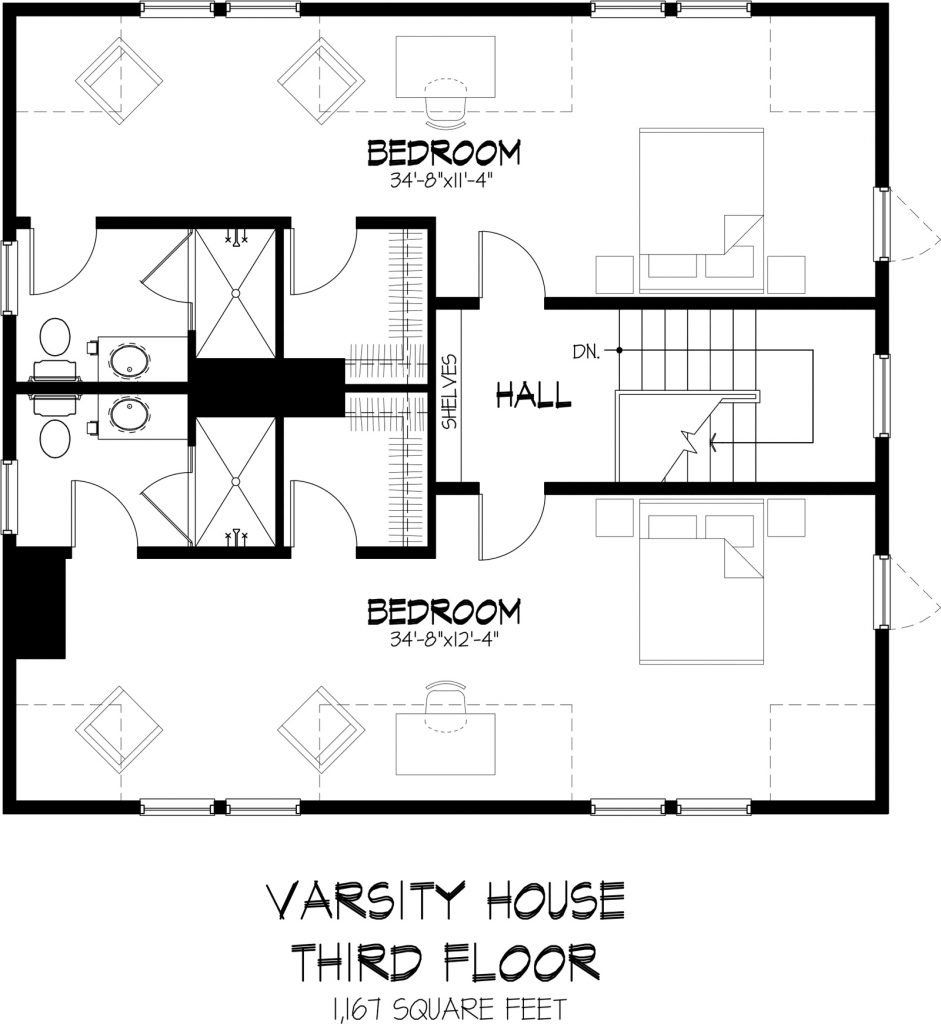 Six Bedroom Third Floor | Varsity House