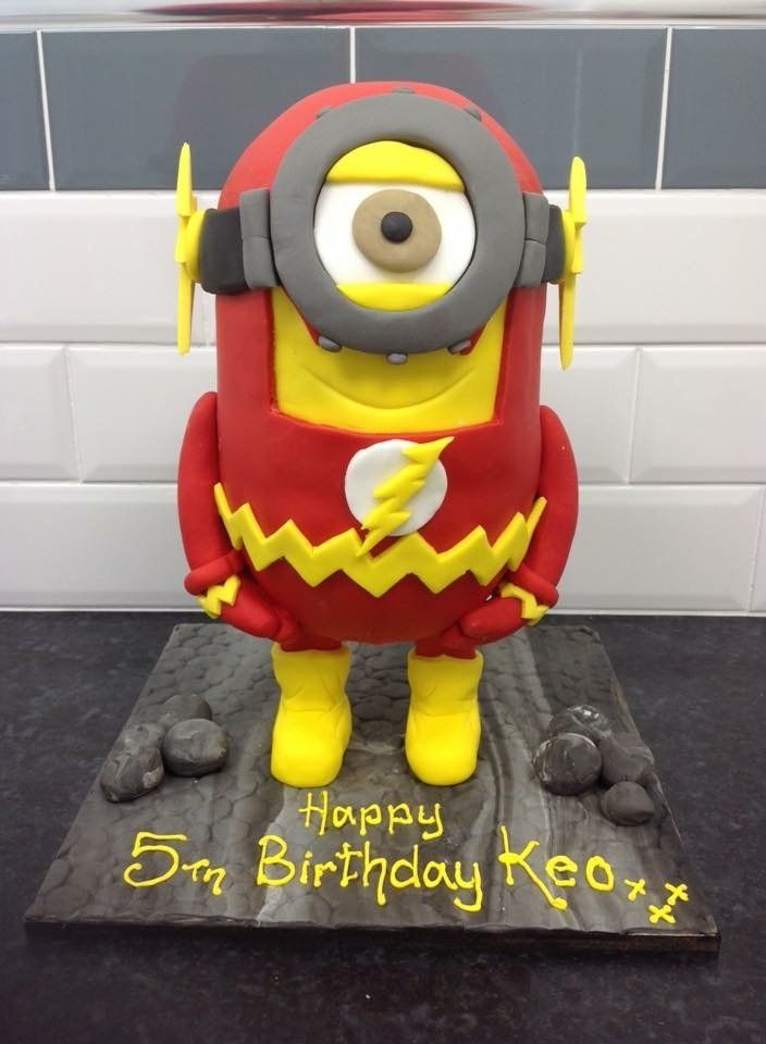 'The Flash' minion cake for Keo