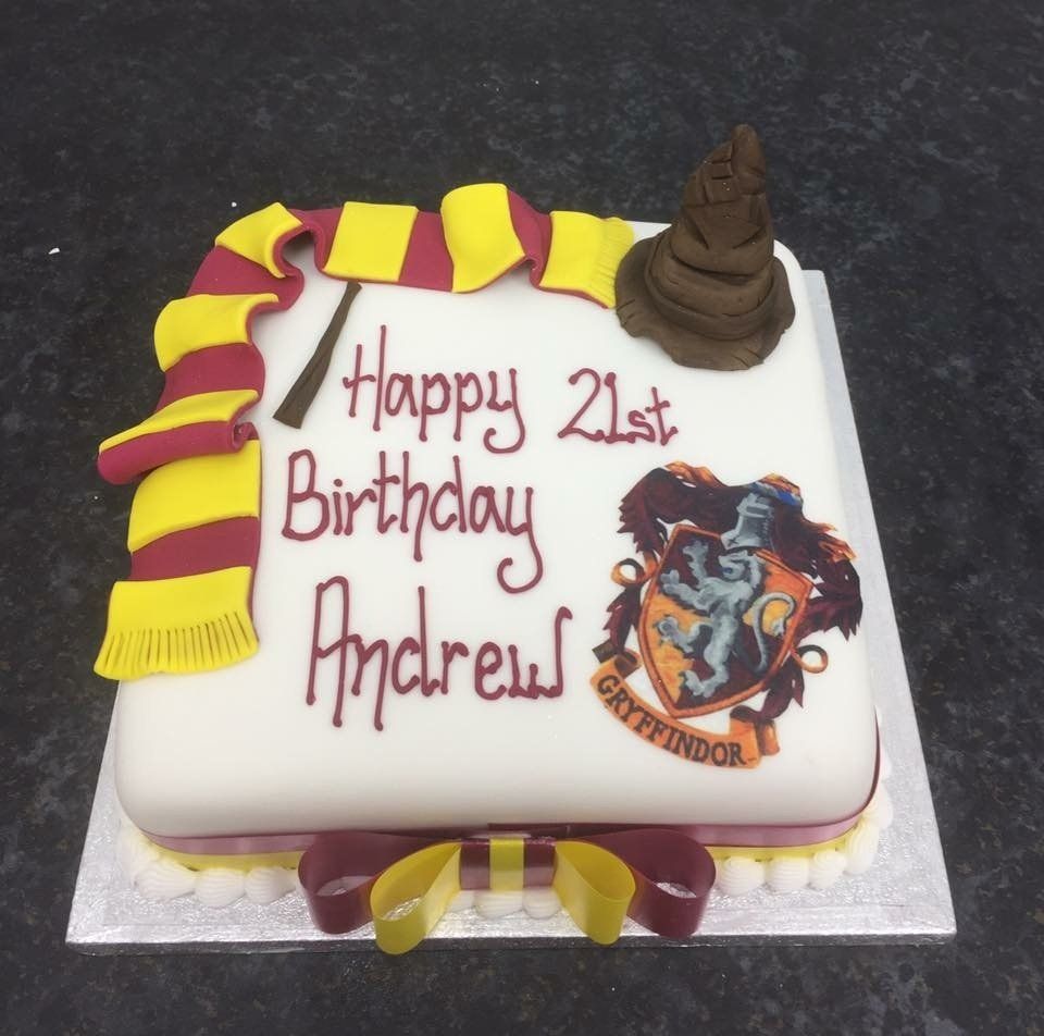 Gryffindor Harry Potter birthday cake