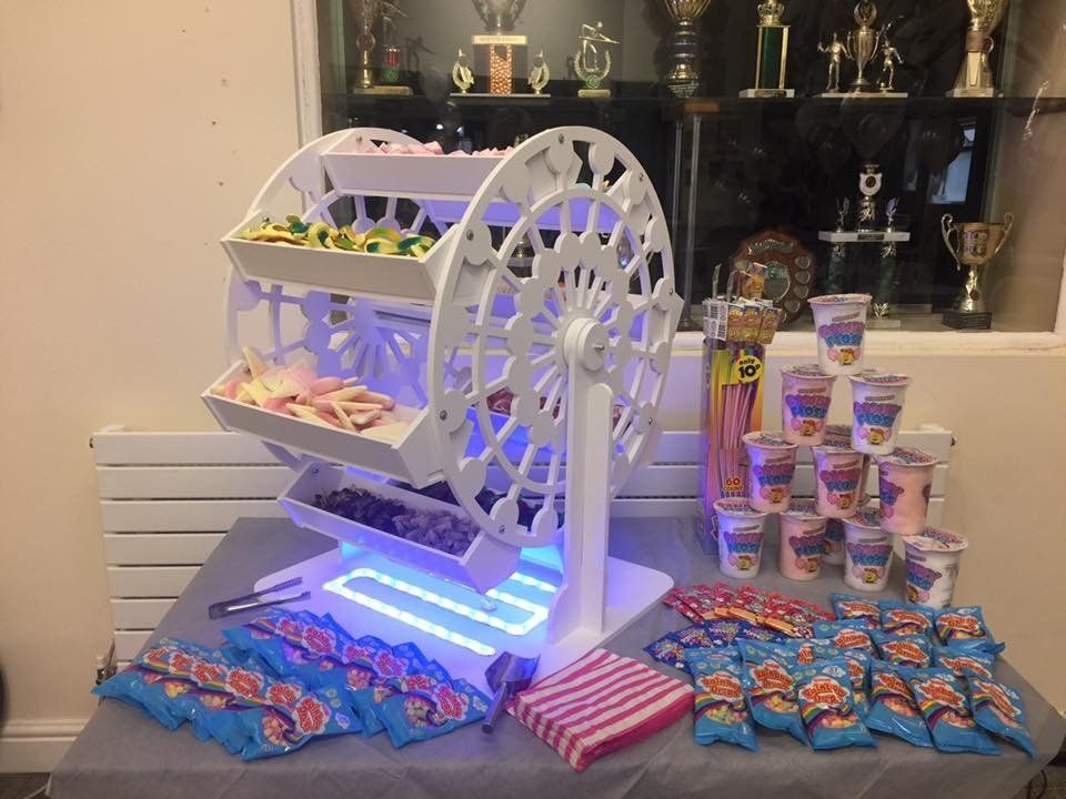 sweet table with ferris wheel