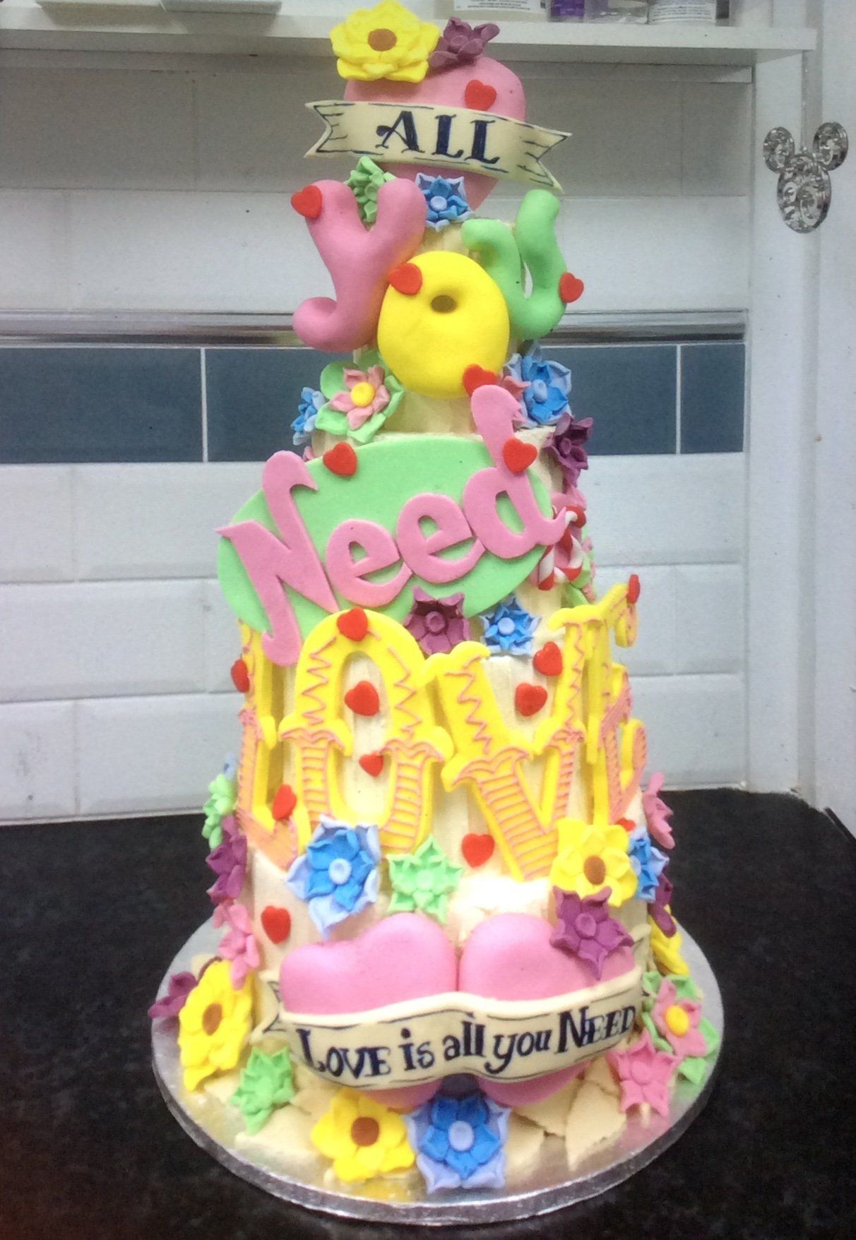 'Love Is All You Need' cake