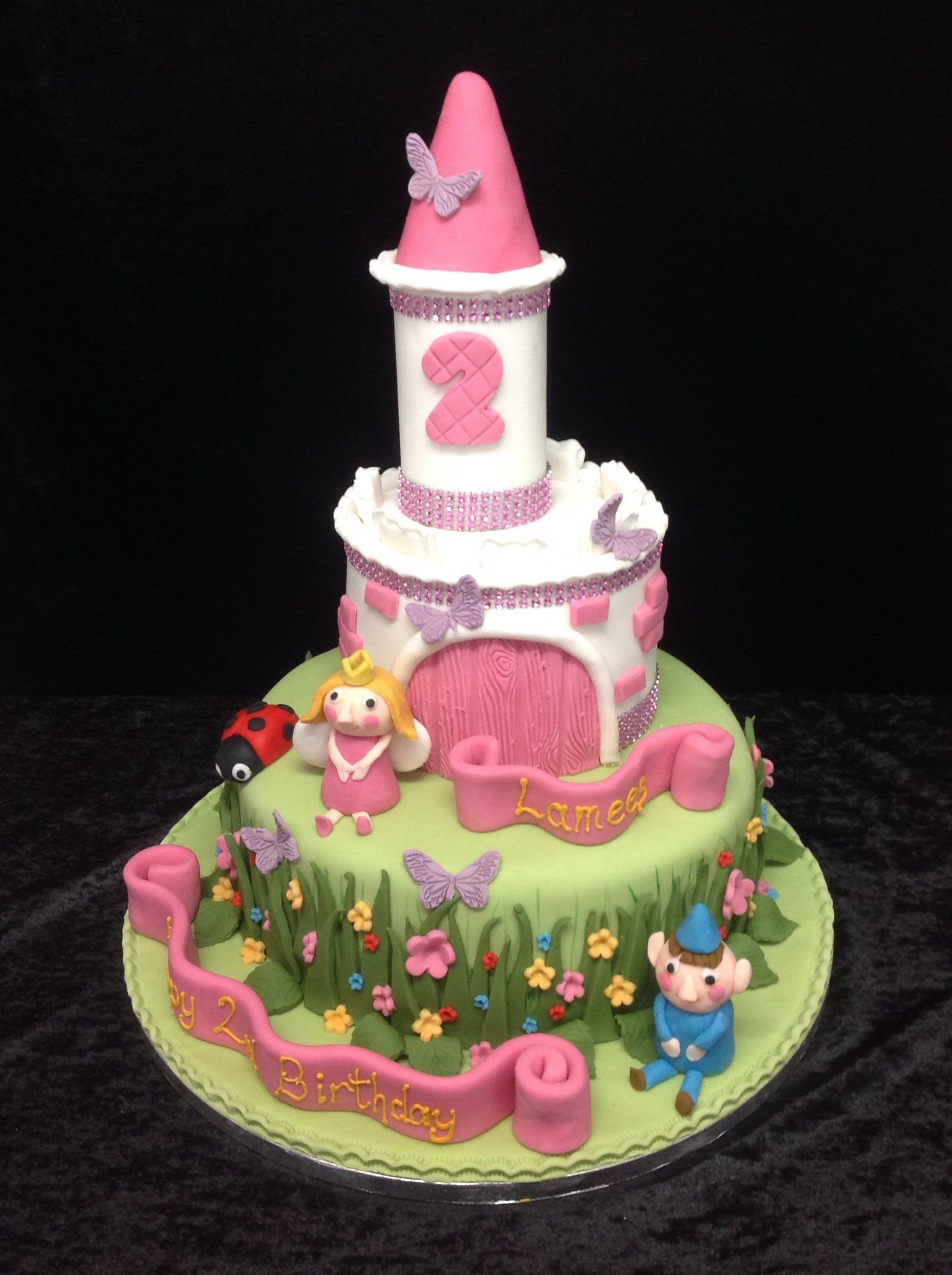 princess 2nd birthday cake