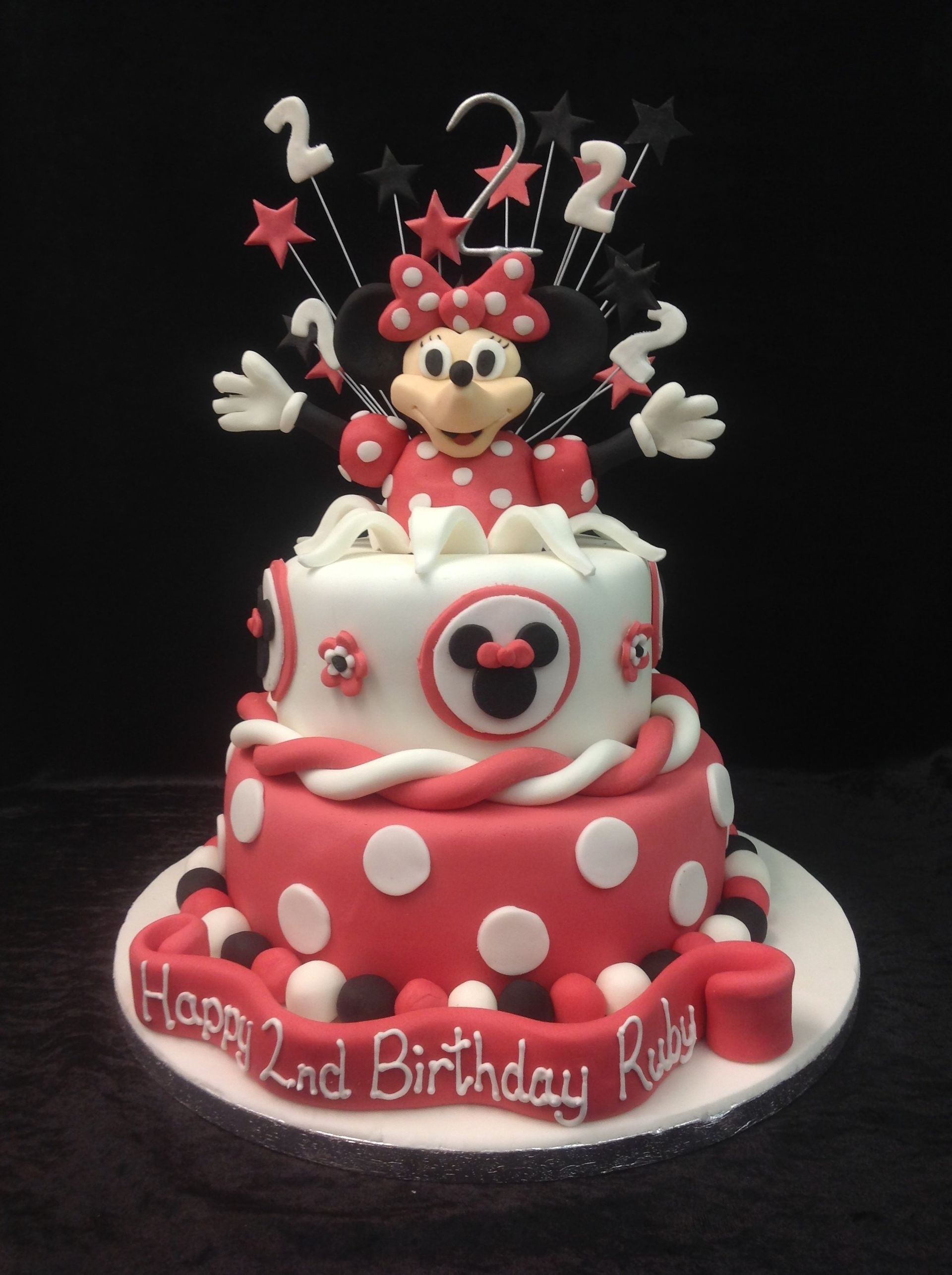Minnie Mouse 2nd birthday cake