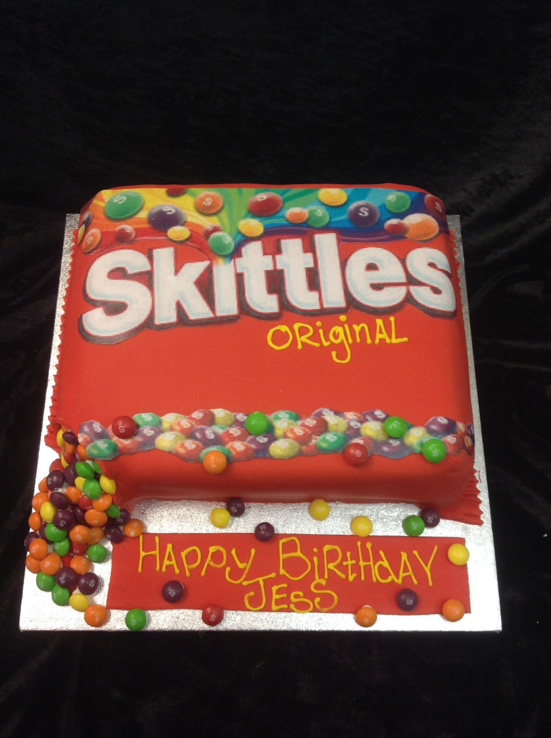 skittles cake