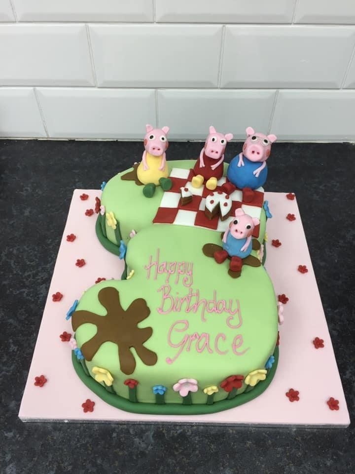 Peppa Pig birthday cake