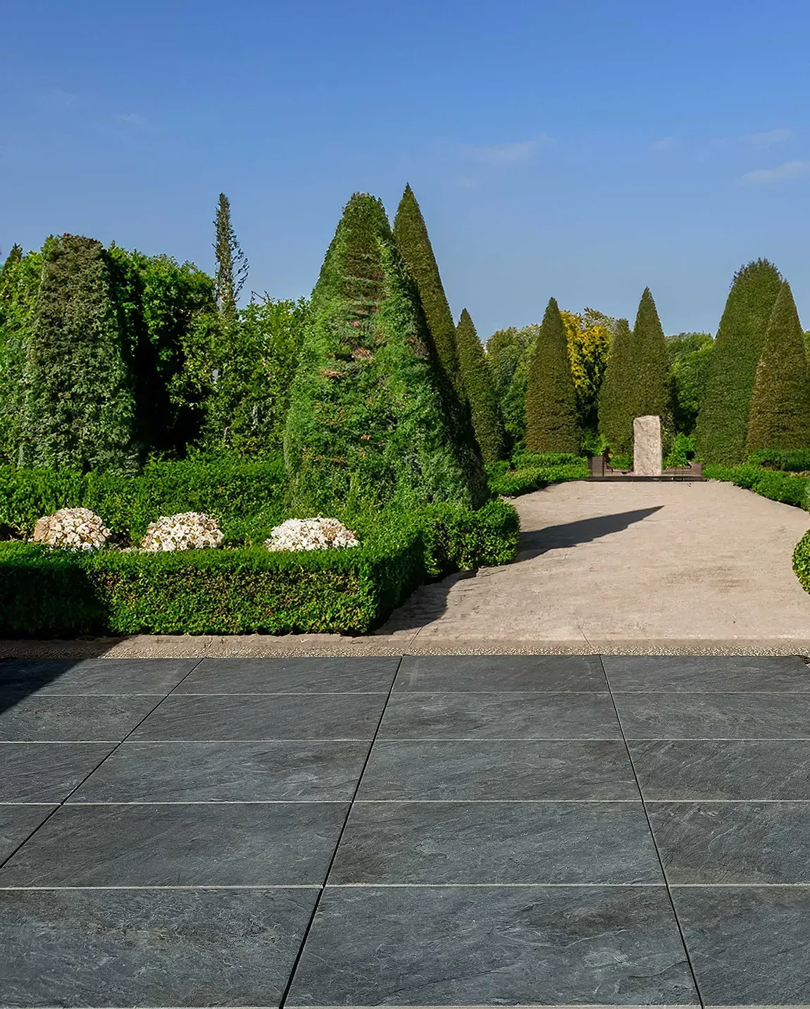 Płyty tarasowe gres porcelanowy Dolomite Dark 50x100x2 cm