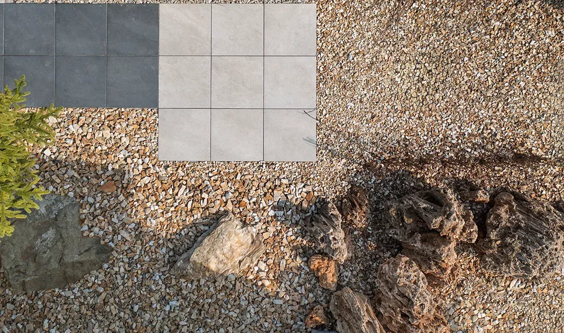 Płyty tarasowe gres porcelanowy 59x59x2  cm Stoneo Giallo 